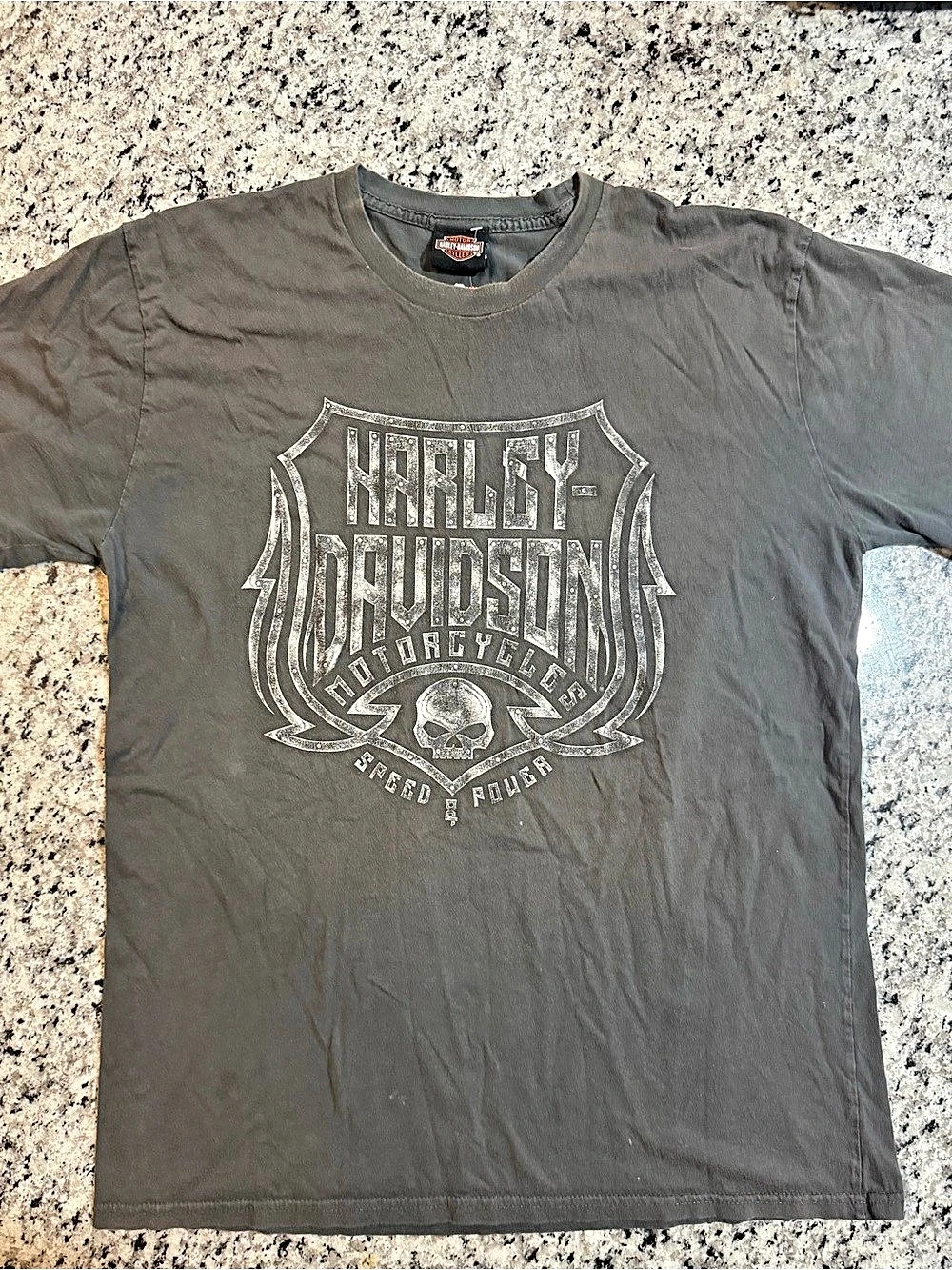Harley-Davidson Laredo Texas Dealer Tee Gray
